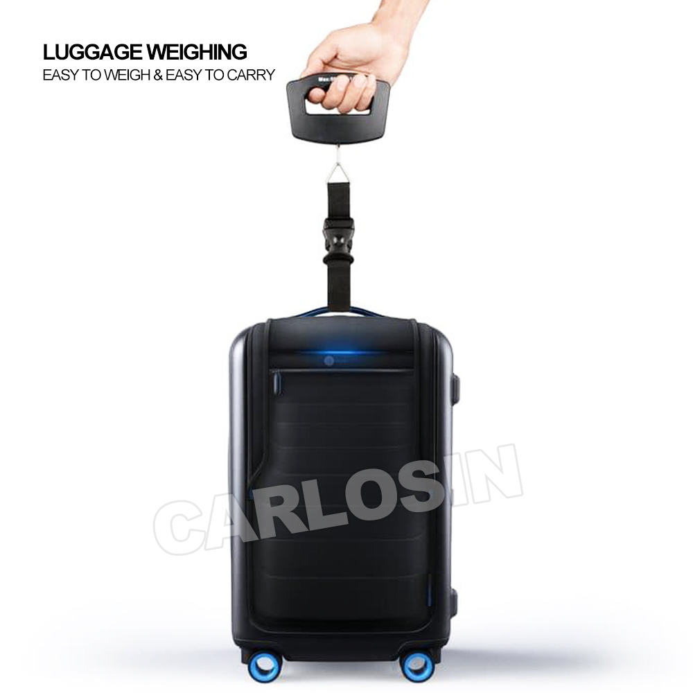 AU Electronic Portable Digital Luggage Weight Hanging Scale Travel 50