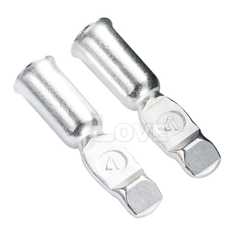 20x ANDERSON PLUG 50 AMP CONTACTS TERMINALS CRIMPS CONNECTOR12V DUAL