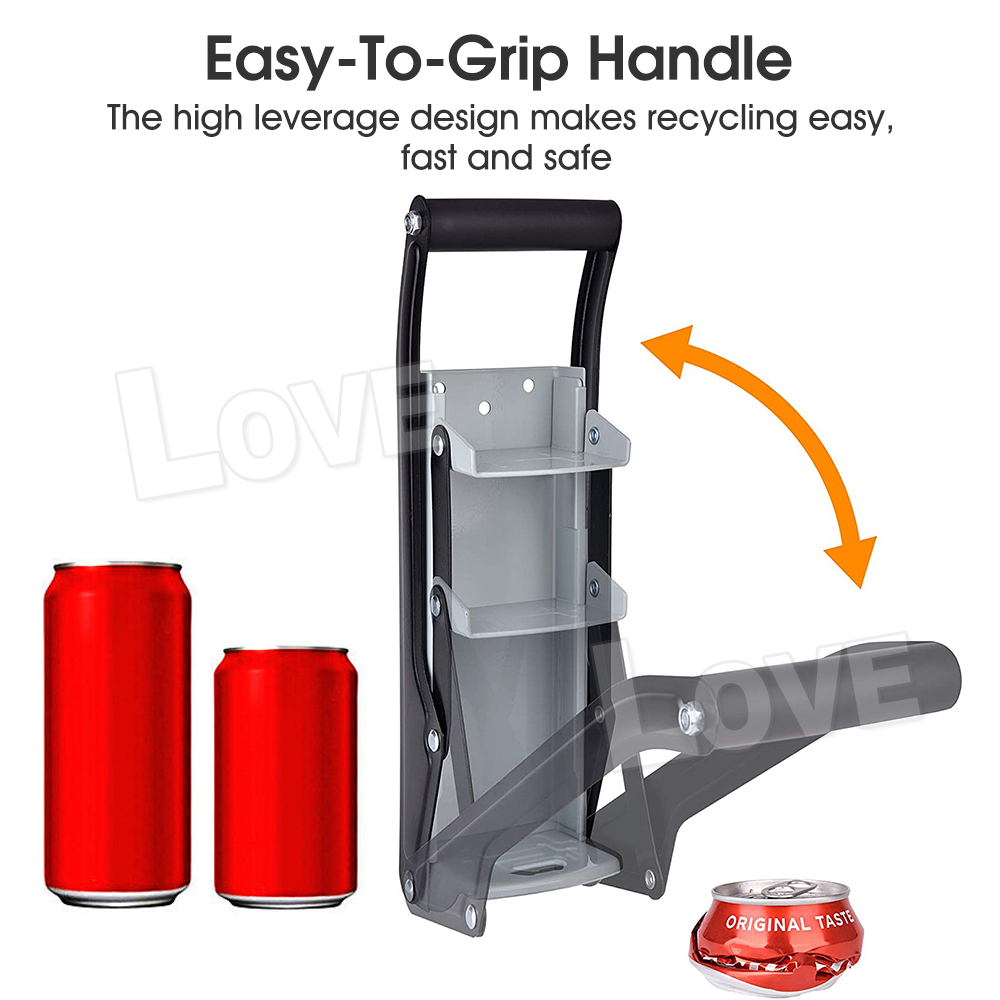 Can Crusher 16oz Beer Soda Smasher Aluminium Recycling Bottle CRUSH