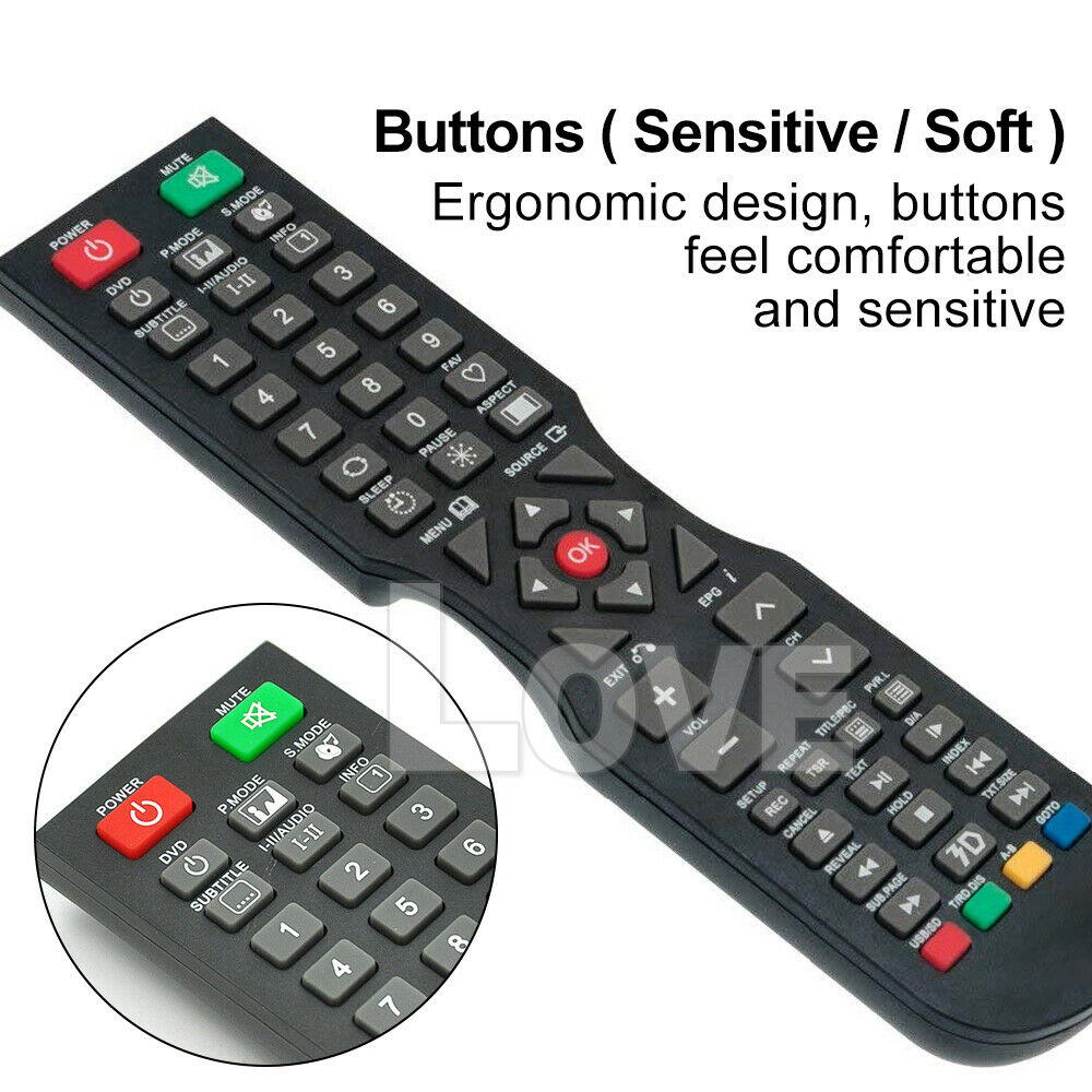 Original OEM For SONIQ TV Remote Control (QT166, QT155, QT155S) QT1D NO