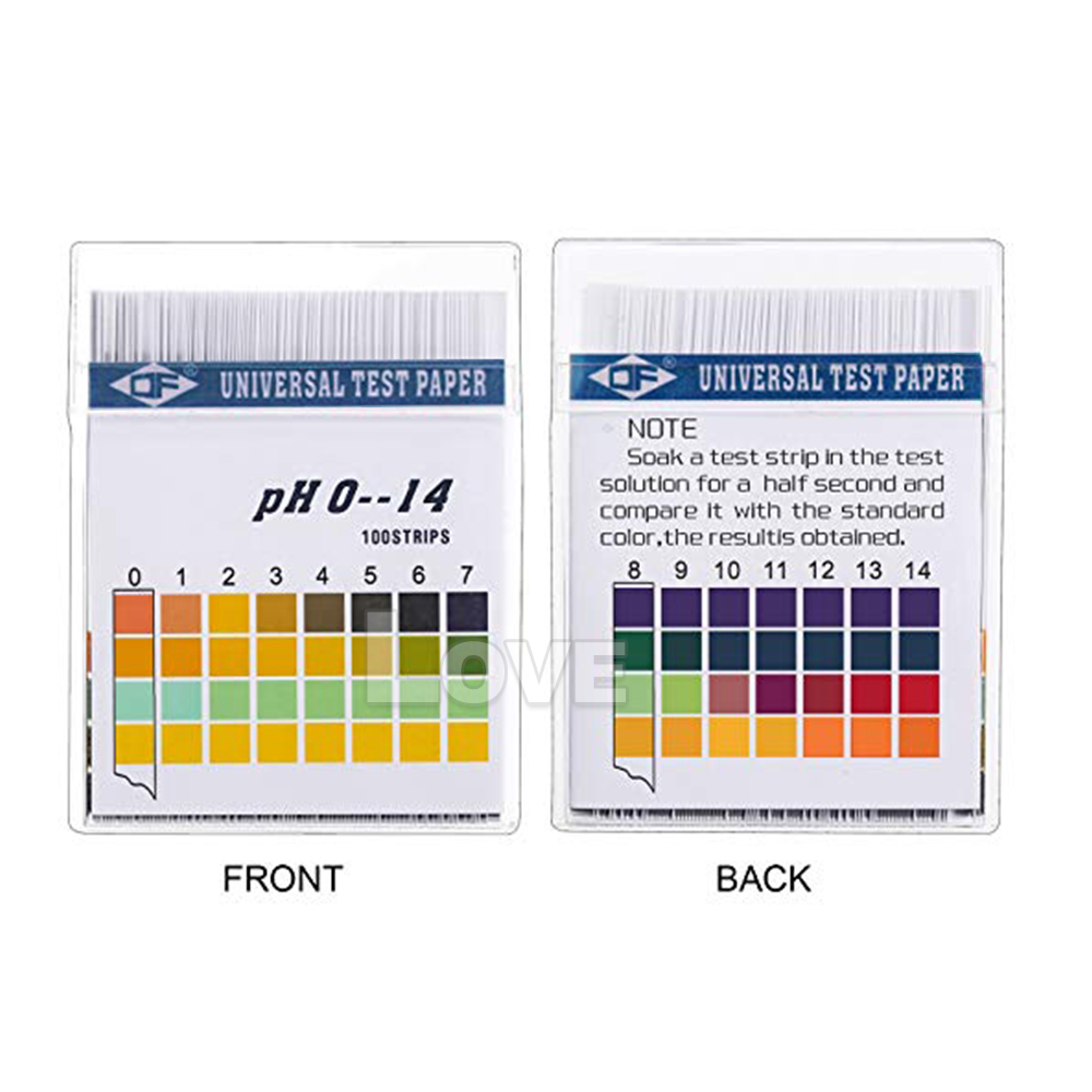 PH Test Strips (100 Strips) For Urine & Saliva Alkaline